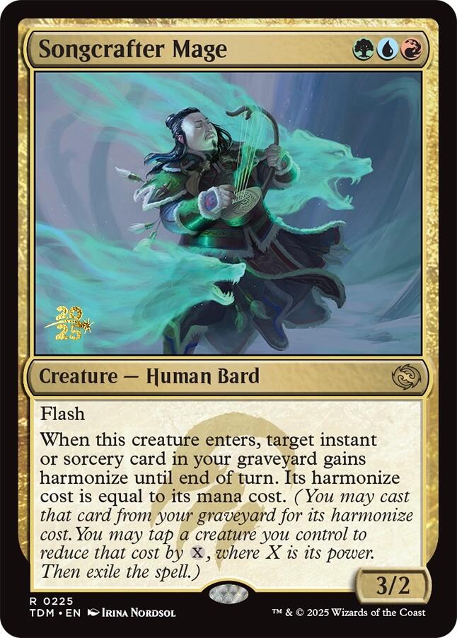 Songcrafter Mage [Tarkir: Dragonstorm Prerelease Promos] | Exor Games Dartmouth