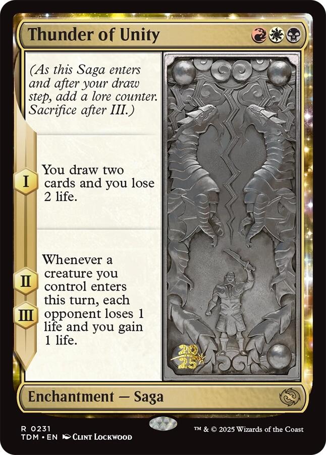 Thunder of Unity [Tarkir: Dragonstorm Prerelease Promos] | Exor Games Dartmouth