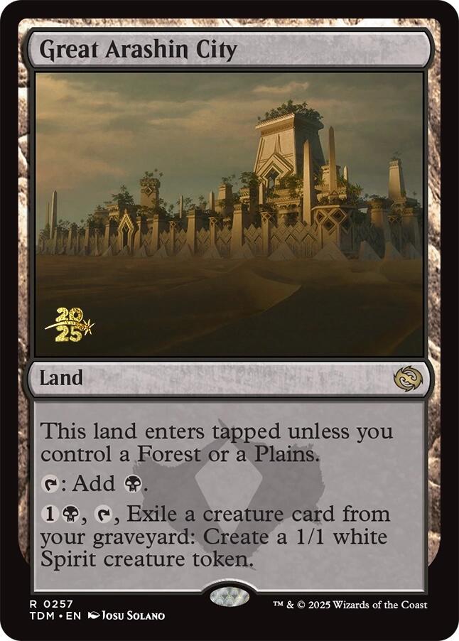 Great Arashin City [Tarkir: Dragonstorm Prerelease Promos] | Exor Games Dartmouth