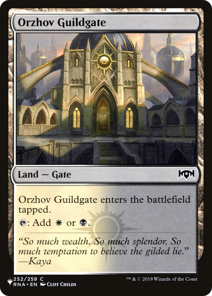 Orzhov Guildgate [The List] | Exor Games Dartmouth