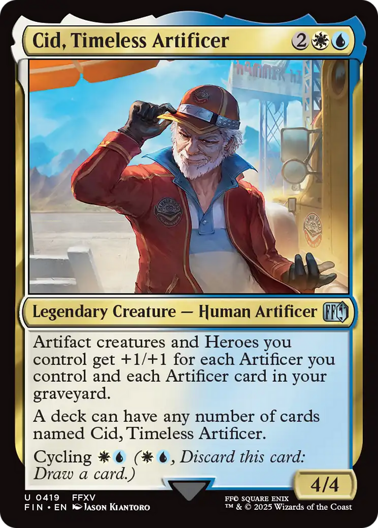 Cid, Timeless Artificer (0419) [FINAL FANTASY] | Exor Games Dartmouth