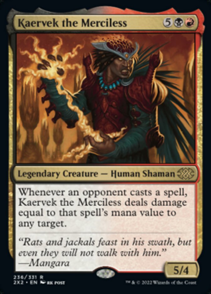 Kaervek the Merciless [Double Masters 2022] | Exor Games Dartmouth