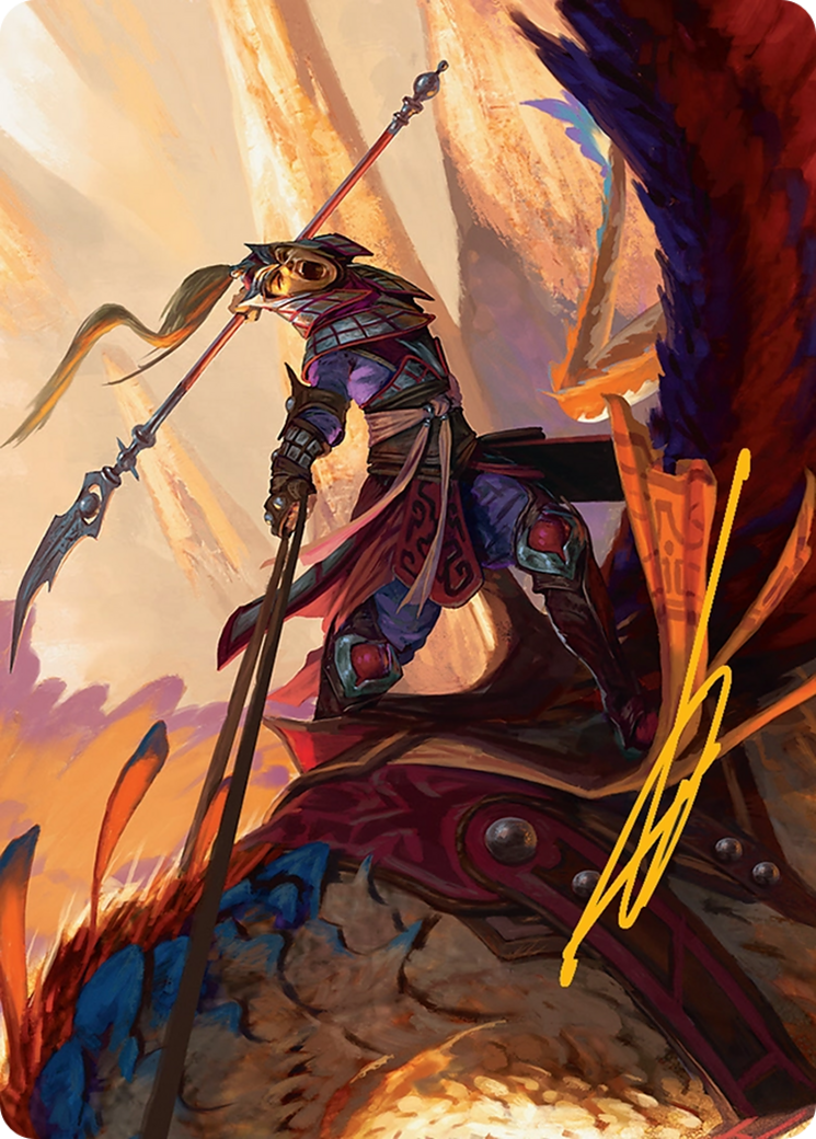 Dragonback Lancer Art Card (3/54) [Tarkir: Dragonstorm Art Series] | Exor Games Dartmouth