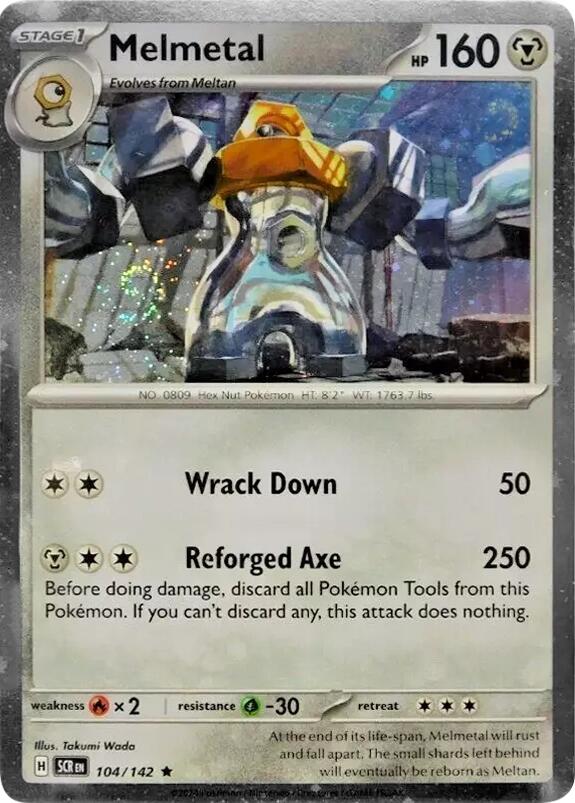 Melmetal (104/142) (Cosmos Holo) [Scarlet & Violet: Stellar Crown] | Exor Games Dartmouth