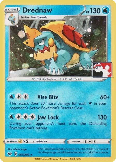 Drednaw (061/202) (Play Pokemon Promo) [League & Championship Cards] | Exor Games Dartmouth