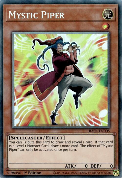 Mystic Piper [RA04-EN005] Prismatic Collector's Rare | Exor Games Dartmouth