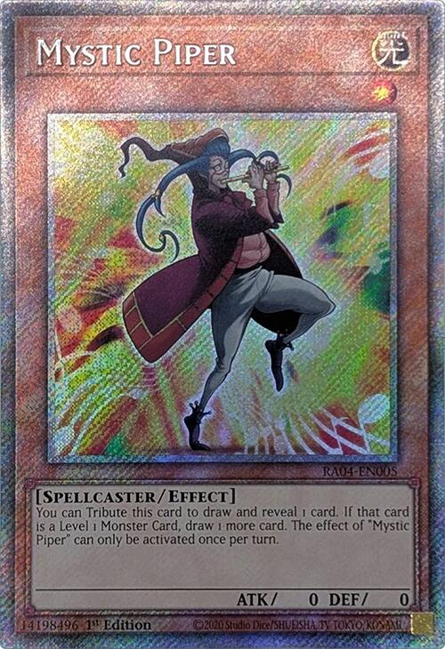 Mystic Piper [RA04-EN005] Platinum Secret Rare | Exor Games Dartmouth