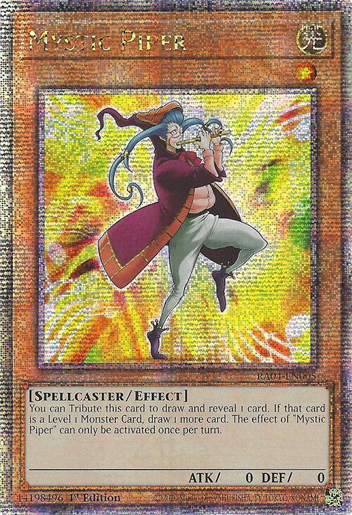 Mystic Piper [RA04-EN005] Quarter Century Secret Rare | Exor Games Dartmouth