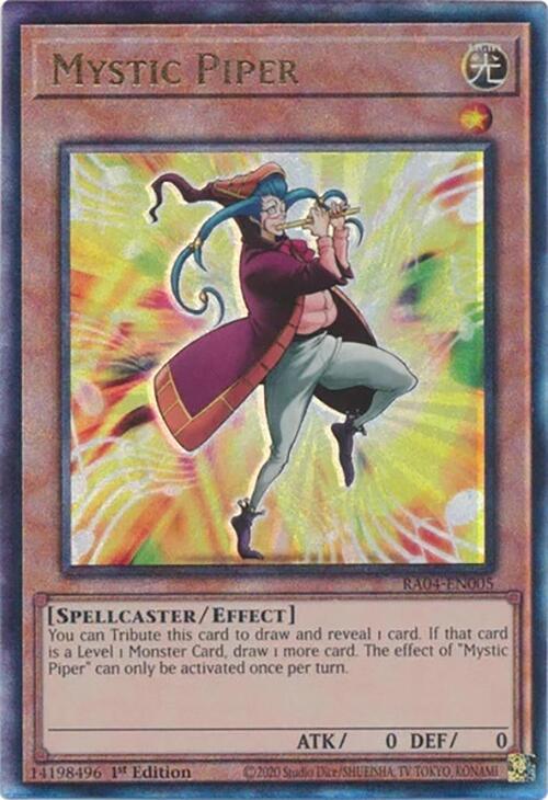 Mystic Piper [RA04-EN005] Prismatic Ultimate Rare | Exor Games Dartmouth