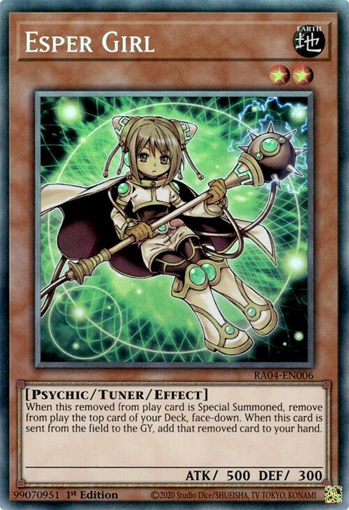 Esper Girl [RA04-EN006] Prismatic Collector's Rare | Exor Games Dartmouth