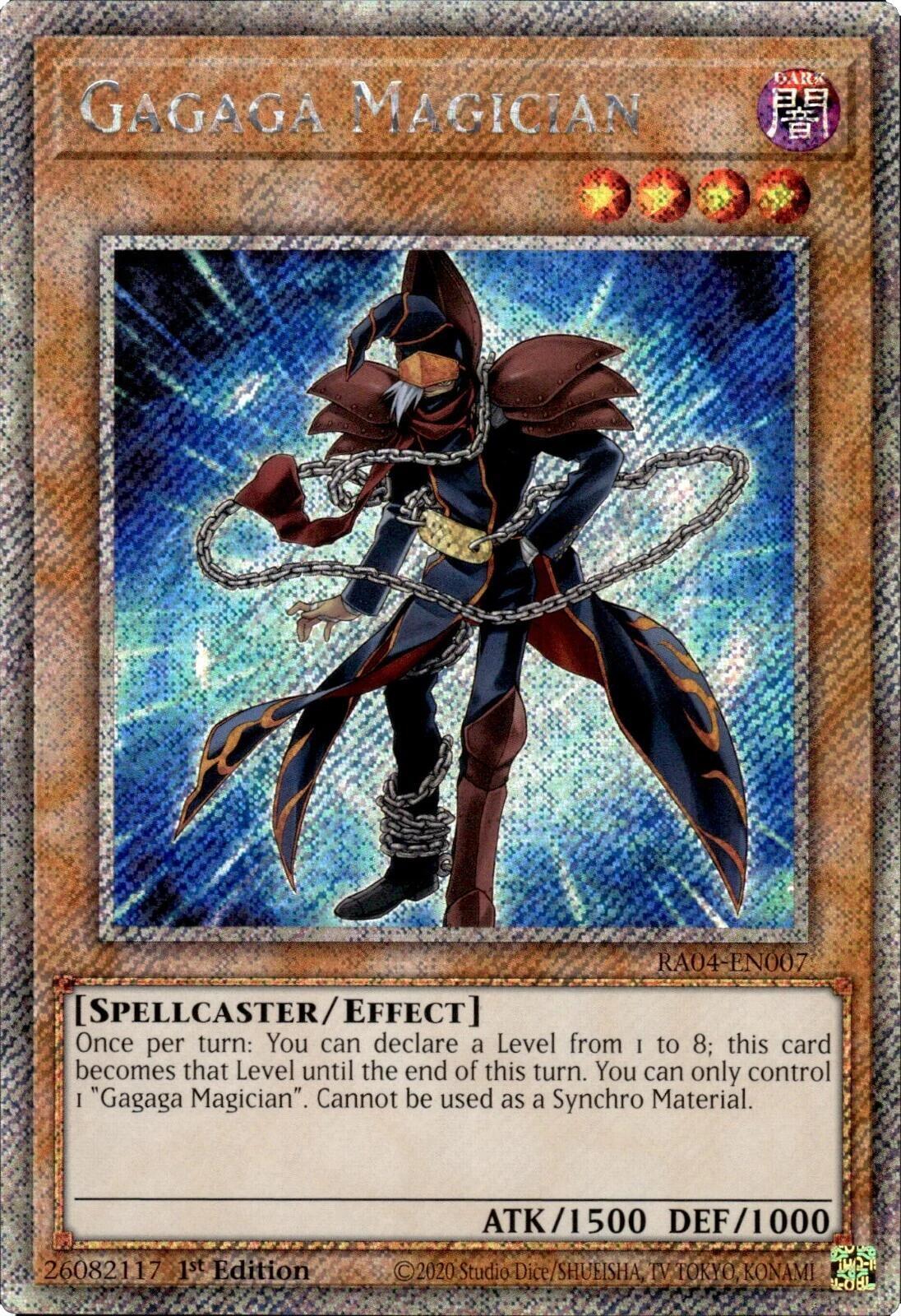 Gagaga Magician [RA04-EN007] Platinum Secret Rare | Exor Games Dartmouth