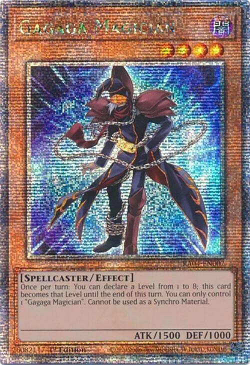 Gagaga Magician [RA04-EN007] Quarter Century Secret Rare | Exor Games Dartmouth