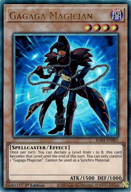 Gagaga Magician [RA04-EN007] Prismatic Ultimate Rare | Exor Games Dartmouth