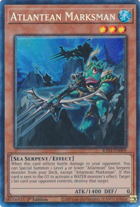 Atlantean Marksman [RA04-EN009] Prismatic Collector's Rare | Exor Games Dartmouth