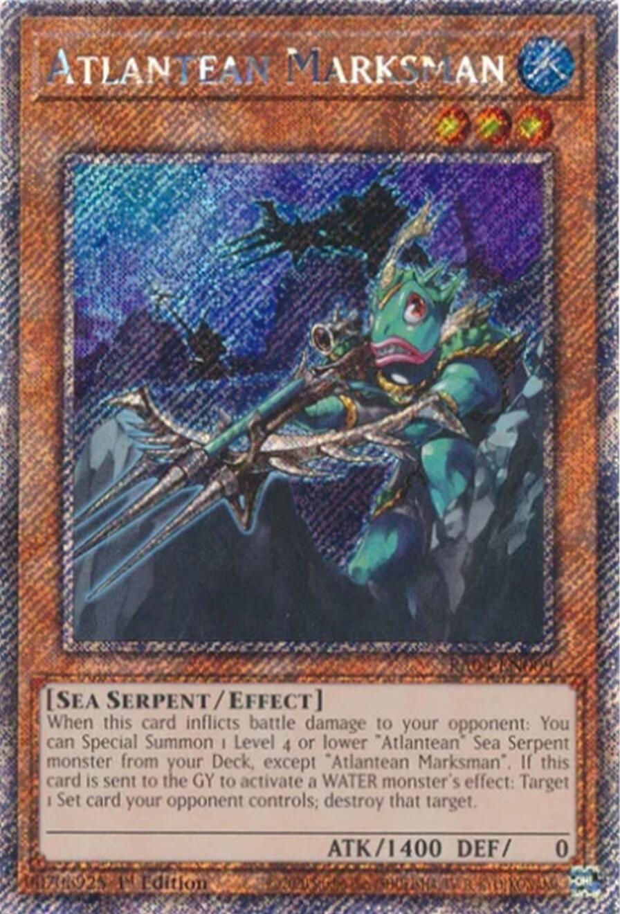 Atlantean Marksman [RA04-EN009] Platinum Secret Rare | Exor Games Dartmouth