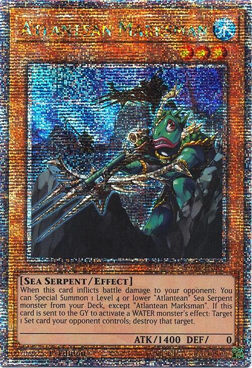 Atlantean Marksman [RA04-EN009] Quarter Century Secret Rare | Exor Games Dartmouth