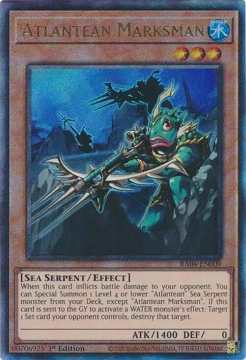 Atlantean Marksman [RA04-EN009] Prismatic Ultimate Rare | Exor Games Dartmouth