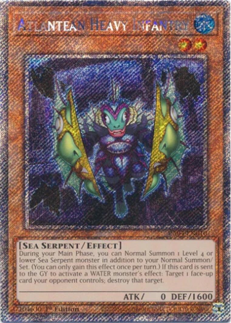 Atlantean Heavy Infantry [RA04-EN010] Platinum Secret Rare | Exor Games Dartmouth