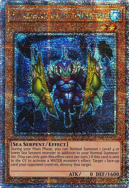 Atlantean Heavy Infantry [RA04-EN010] Quarter Century Secret Rare | Exor Games Dartmouth