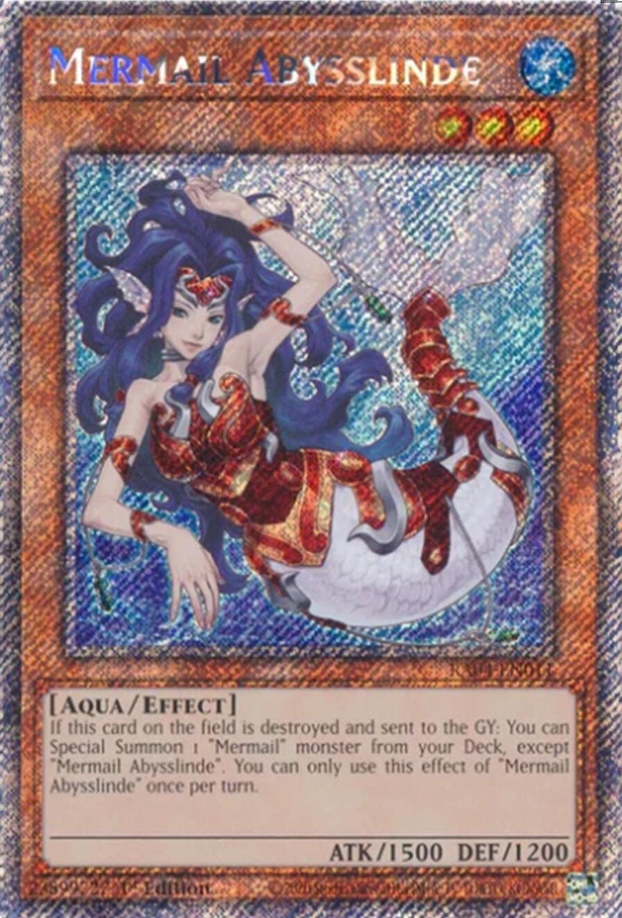Mermail Abysslinde [RA04-EN011] Platinum Secret Rare | Exor Games Dartmouth
