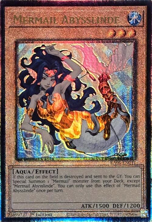 Mermail Abysslinde [RA04-EN011] Prismatic Ultimate Rare | Exor Games Dartmouth