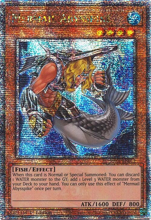 Mermail Abysspike [RA04-EN012] Quarter Century Secret Rare | Exor Games Dartmouth