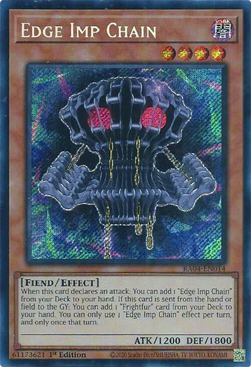 Edge Imp Chain [RA04-EN014] Secret Rare | Exor Games Dartmouth