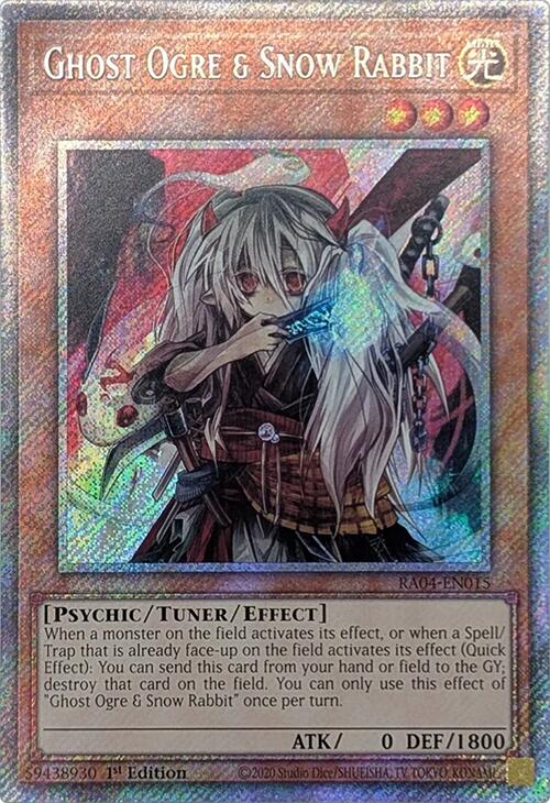 Ghost Ogre & Snow Rabbit [RA04-EN015] Platinum Secret Rare | Exor Games Dartmouth