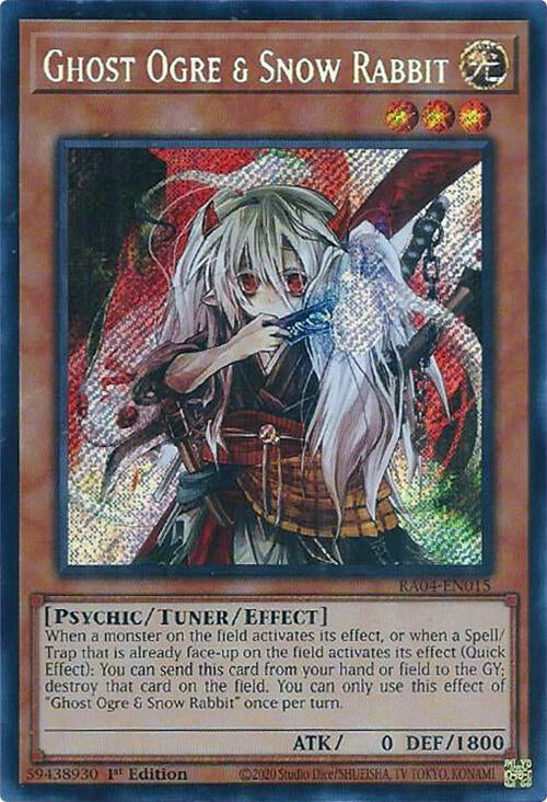 Ghost Ogre & Snow Rabbit [RA04-EN015] Secret Rare | Exor Games Dartmouth