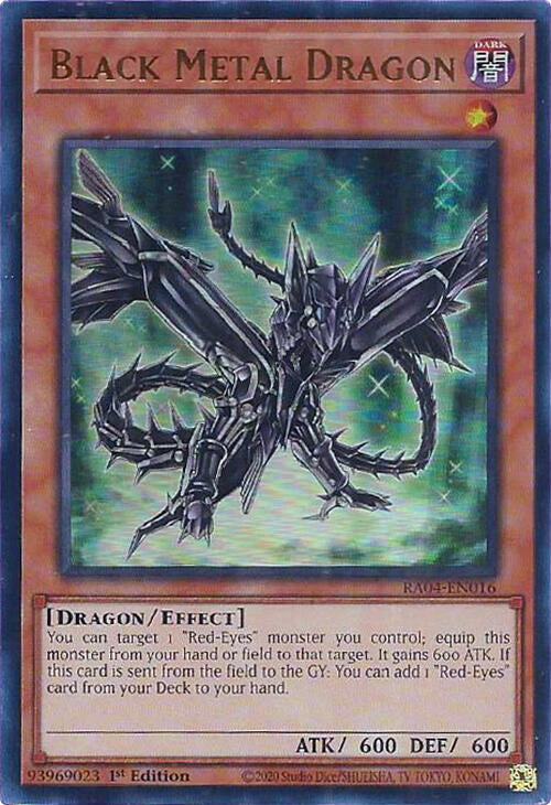 Black Metal Dragon [RA04-EN016] Ultra Rare | Exor Games Dartmouth