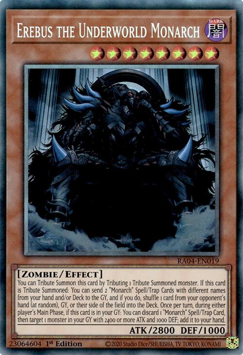 Erebus the Underworld Monarch [RA04-EN019] Prismatic Collector's Rare | Exor Games Dartmouth