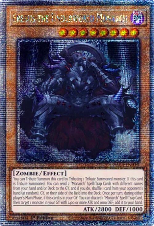 Erebus the Underworld Monarch [RA04-EN019] Quarter Century Secret Rare | Exor Games Dartmouth
