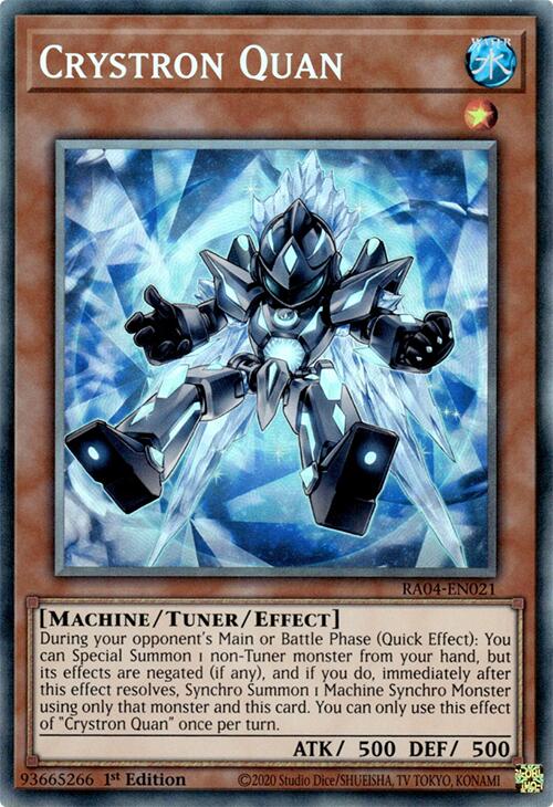Crystron Quan [RA04-EN021] Prismatic Collector's Rare | Exor Games Dartmouth