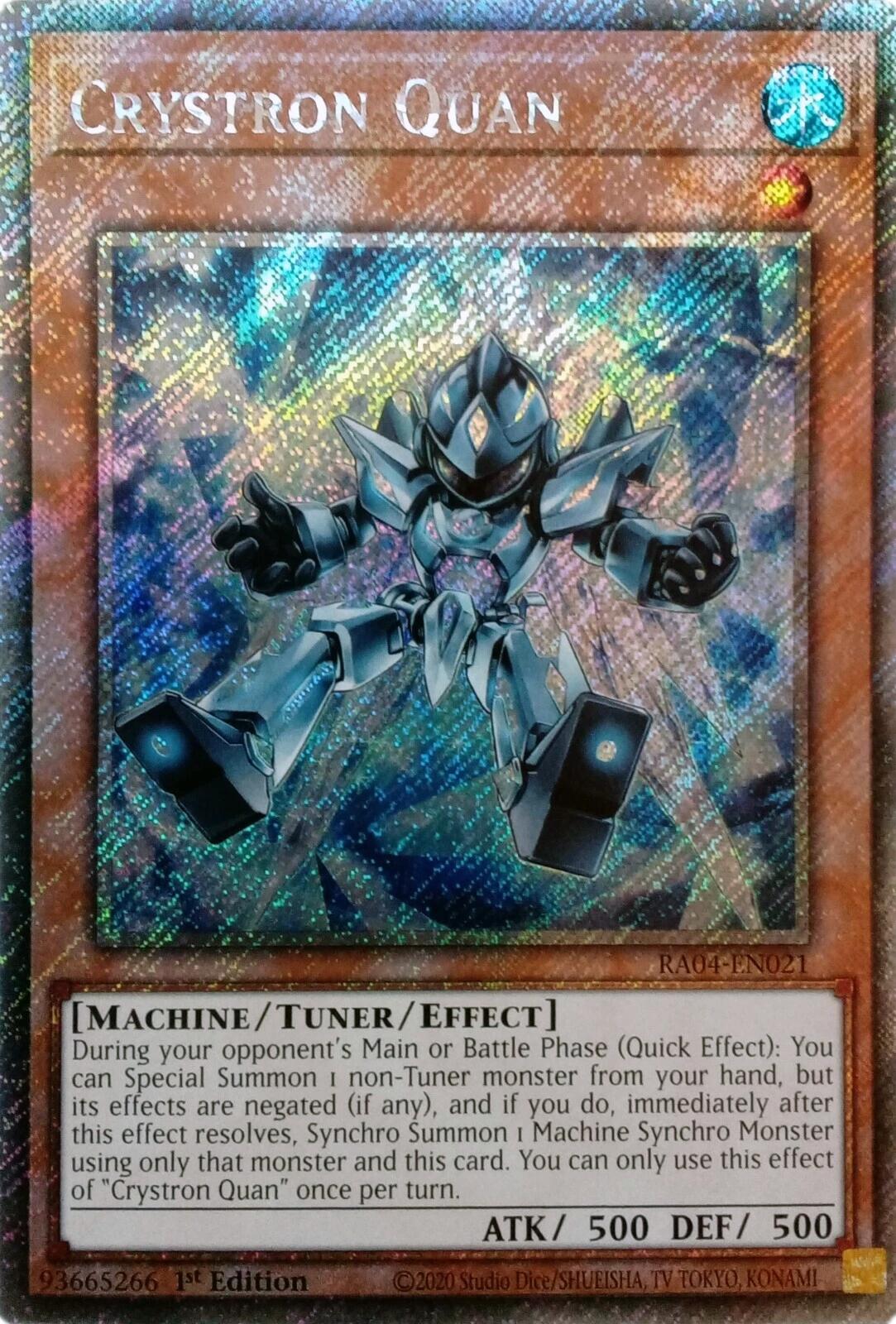 Crystron Quan [RA04-EN021] Platinum Secret Rare | Exor Games Dartmouth