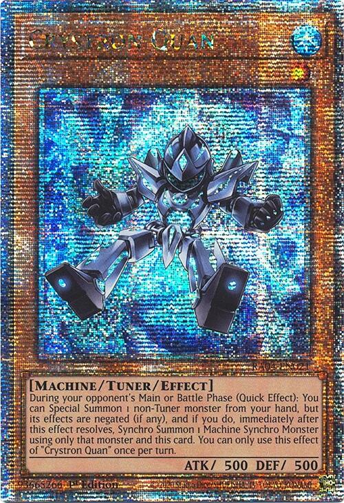 Crystron Quan [RA04-EN021] Quarter Century Secret Rare | Exor Games Dartmouth