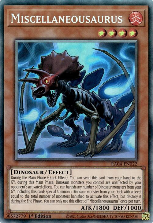 Miscellaneousaurus [RA04-EN022] Prismatic Collector's Rare | Exor Games Dartmouth