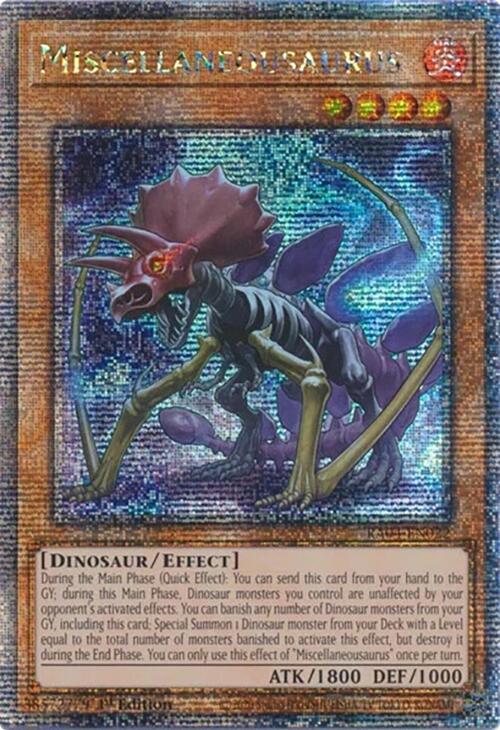 Miscellaneousaurus [RA04-EN022] Quarter Century Secret Rare | Exor Games Dartmouth