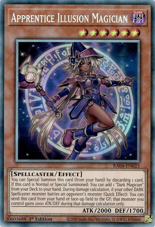 Apprentice Illusion Magician [RA04-EN023] Prismatic Collector's Rare | Exor Games Dartmouth