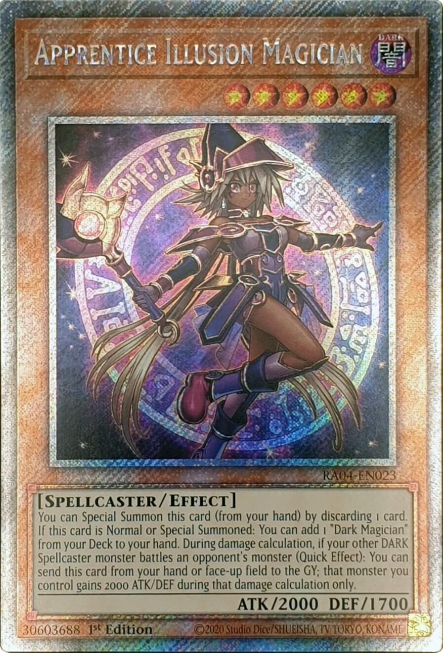 Apprentice Illusion Magician [RA04-EN023] Platinum Secret Rare | Exor Games Dartmouth