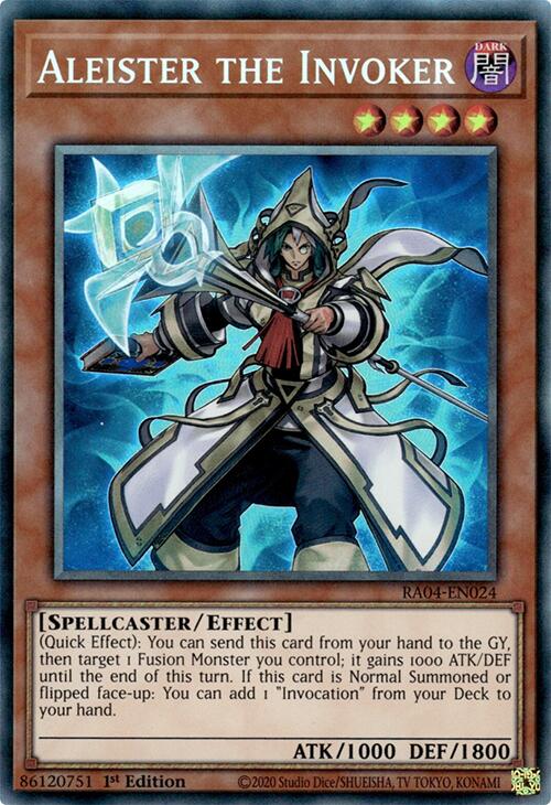 Aleister the Invoker (Alternate Art) [RA04-EN024] Prismatic Collector's Rare | Exor Games Dartmouth