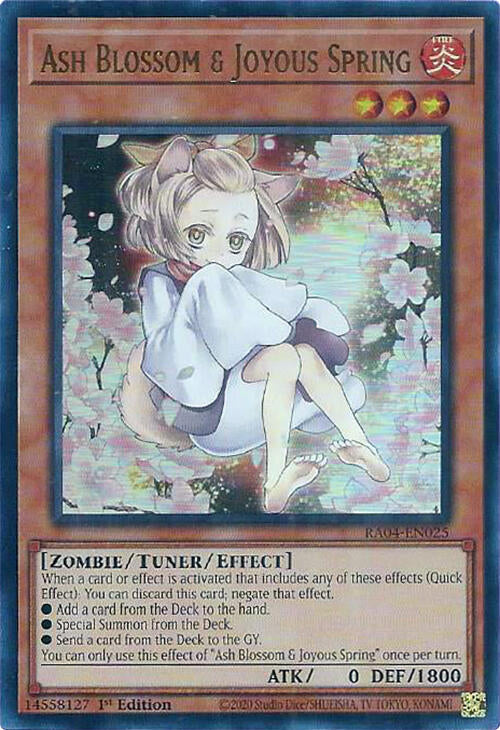 Ash Blossom & Joyous Spring (Alternate Art) [RA04-EN025] Ultra Rare | Exor Games Dartmouth