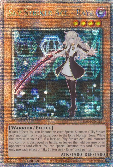 Sky Striker Ace - Raye [RA04-EN026] Quarter Century Secret Rare | Exor Games Dartmouth