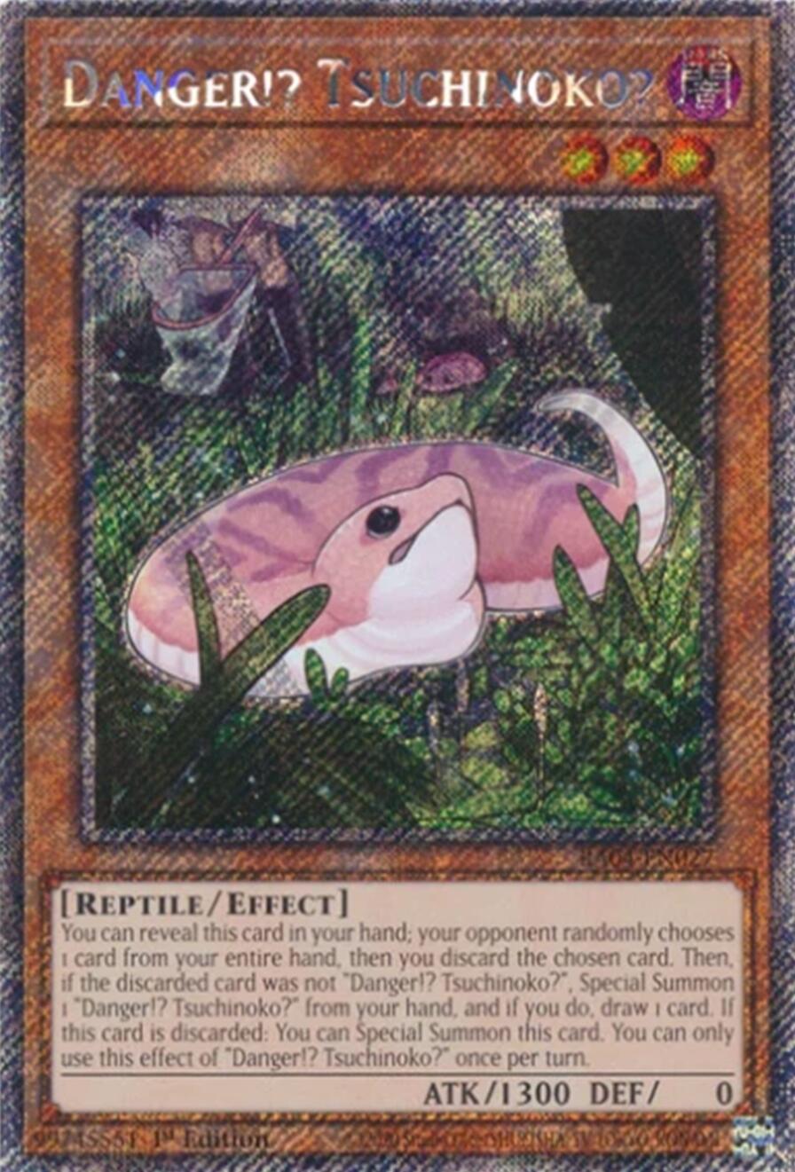 Danger!? Tsuchinoko? [RA04-EN027] Platinum Secret Rare | Exor Games Dartmouth