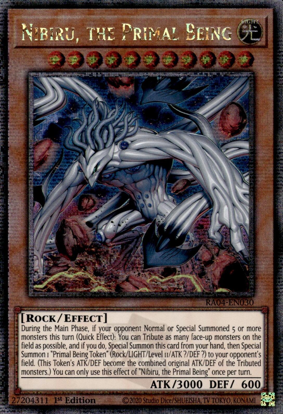 Nibiru, the Primal Being (New Art) [RA04-EN030] Quarter Century Secret Rare | Exor Games Dartmouth