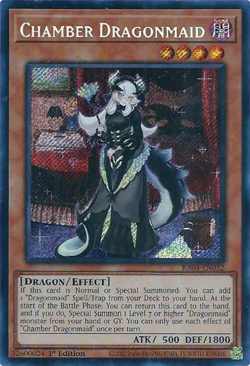 Chamber Dragonmaid [RA04-EN032] Secret Rare | Exor Games Dartmouth