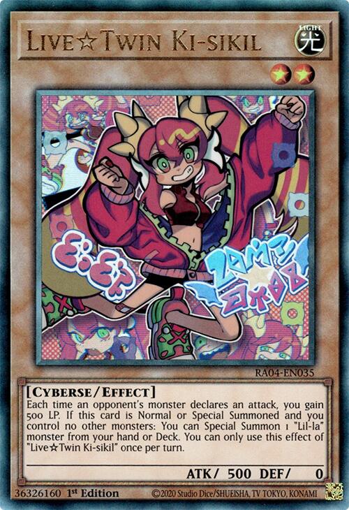 LiveTwin Ki-sikil [RA04-EN035] Prismatic Ultimate Rare | Exor Games Dartmouth