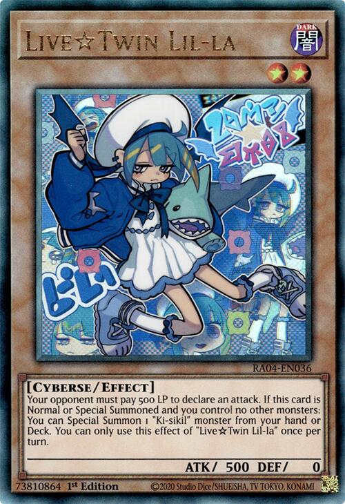 LiveTwin Lil-la [RA04-EN036] Prismatic Ultimate Rare | Exor Games Dartmouth