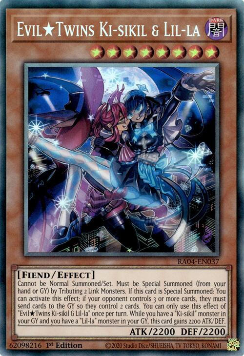 EvilTwins Ki-sikil & Lil-la [RA04-EN037] Prismatic Collector's Rare | Exor Games Dartmouth