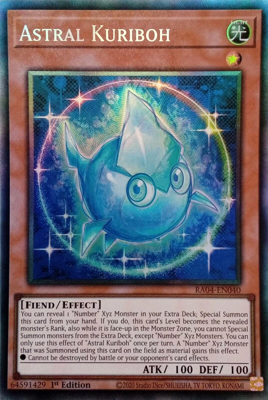 Astral Kuriboh [RA04-EN040] Prismatic Collector's Rare | Exor Games Dartmouth