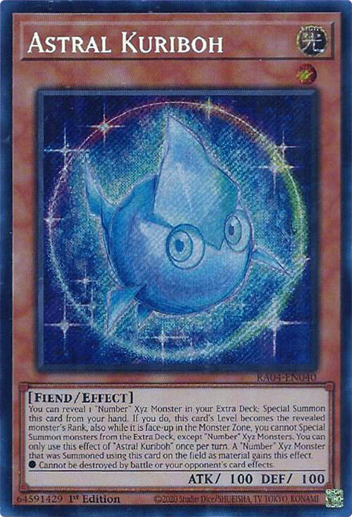 Astral Kuriboh [RA04-EN040] Secret Rare | Exor Games Dartmouth